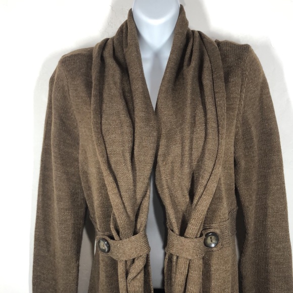 Chaudry KC brown cardigan size medium - Picture 2 of 12